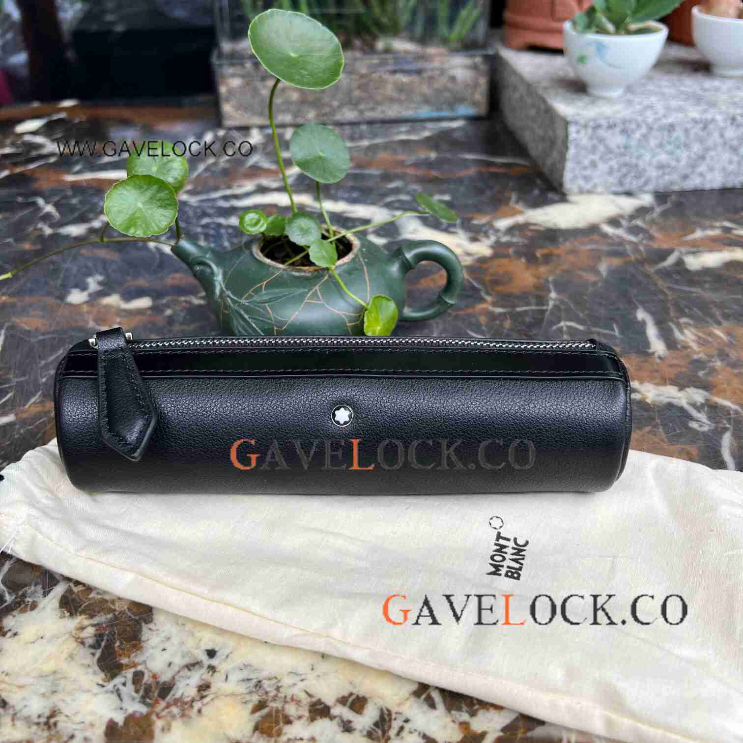 Copy Mont blanc Meisterstuck Pen Sleeve Soft Leather